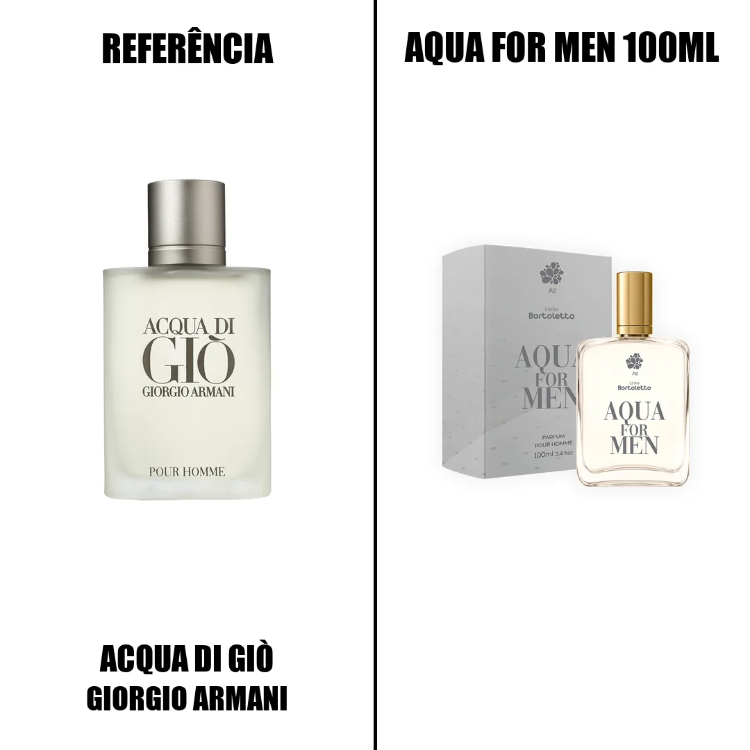 Bortoletto - Fragrância Aqua For men 100ml