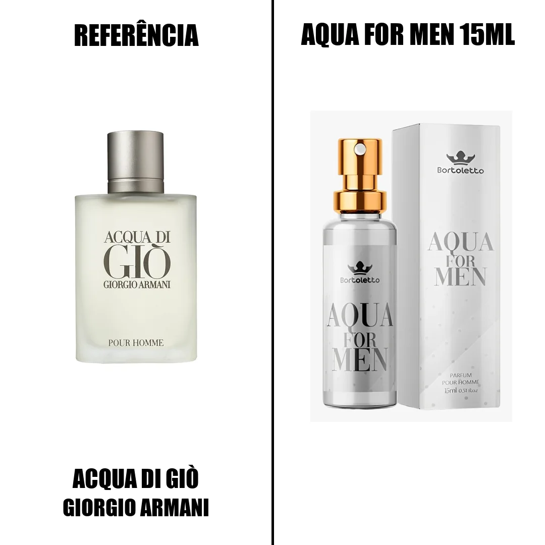 Bortoletto - Fragrância Aqua For men 15ml